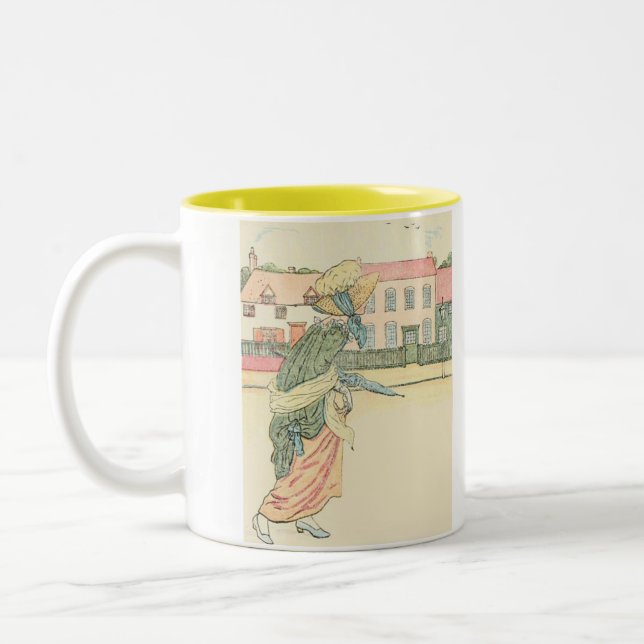 2 Couleurs Tasse de jonquille - de Daffy tasse vers le bas (Gauche)