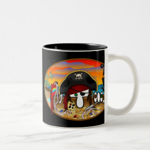 2 Couleurs Tasse de Kilroy de pirate