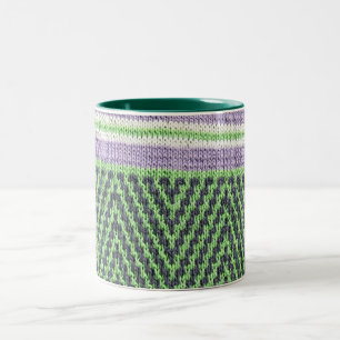 2 Couleurs tasse de Knit de m Artisanware