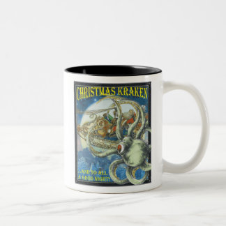 2 Couleurs Tasse de Kraken de Noël