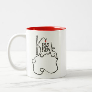 2 Couleurs Tasse de Kris Kringle