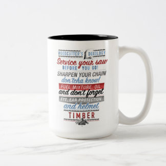 2 Couleurs Tasse de la doxologie du bûcheron