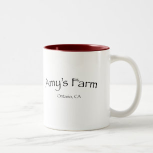 2 Couleurs Tasse de la ferme d'Amy