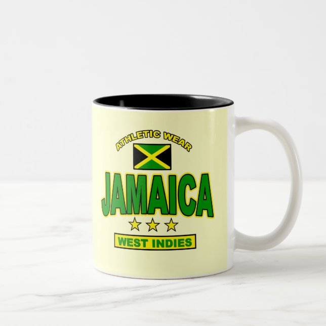 2 Couleurs Tasse de la Jamaïque la Caraïbe (Droit)