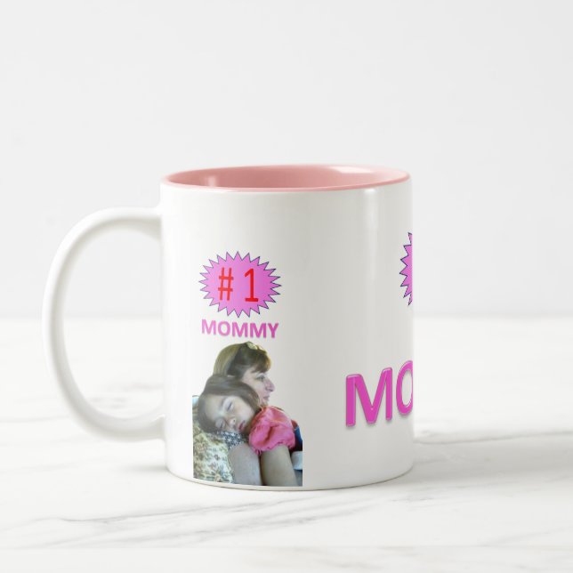 2 COULEURS TASSE DE LA MAMAN #1 (Gauche)