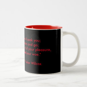 2 Couleurs Tasse de la "solitude" de Wilcox de rouleur d'Ella