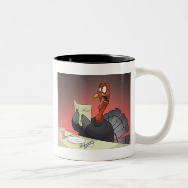 2 Couleurs Tasse de la Turquie de thanksgiving (Droit)
