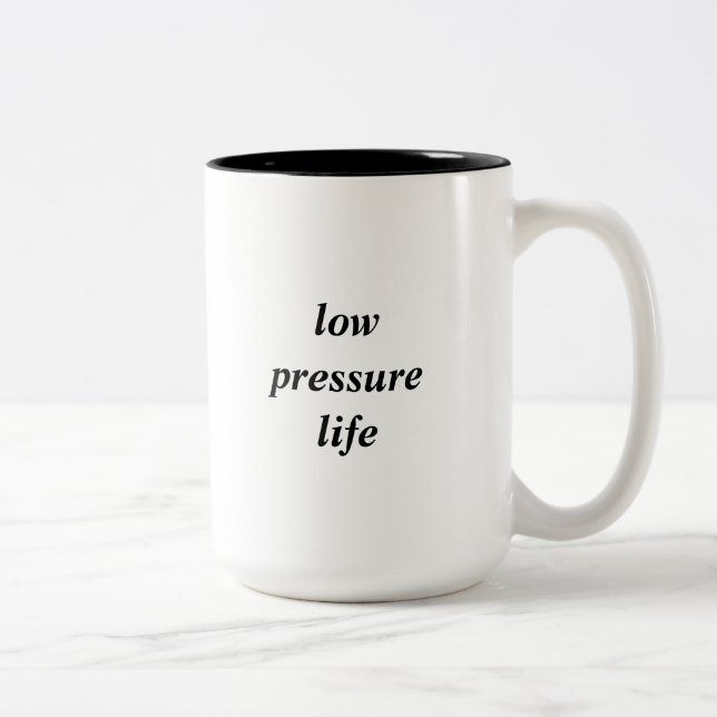 2 Couleurs Tasse de la vie de basse pression (Droit)