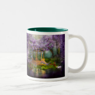 2 Couleurs Tasse de lac wisteria