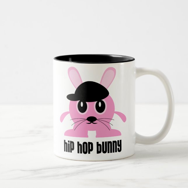 2 Couleurs Tasse de lapin de hip hop (Droit)