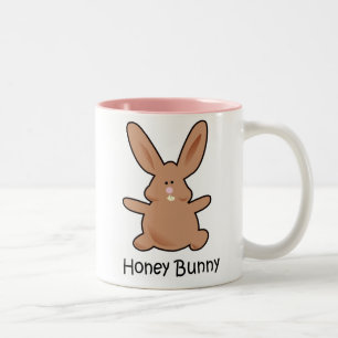 2 Couleurs Tasse de lapin de miel
