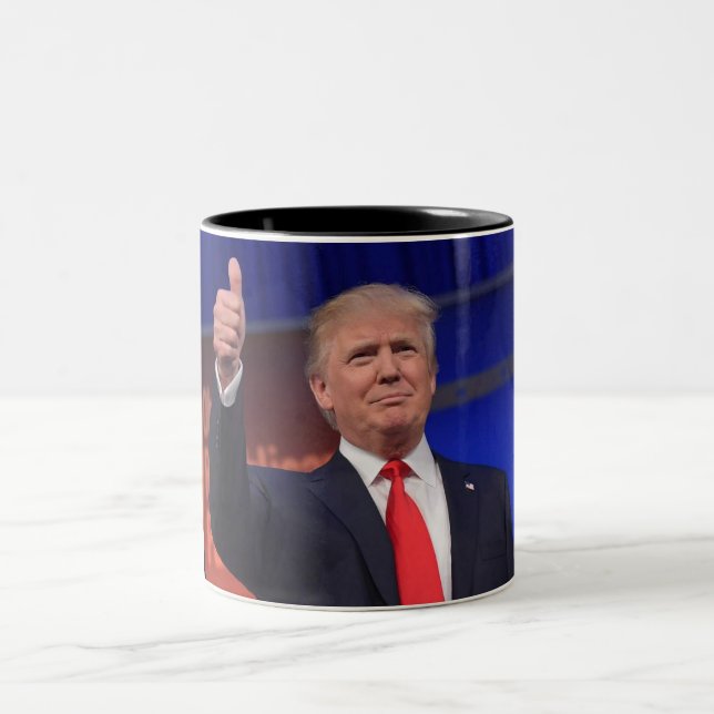 2 Couleurs Tasse de l'élection 2016 de Donald Trump (Centre)