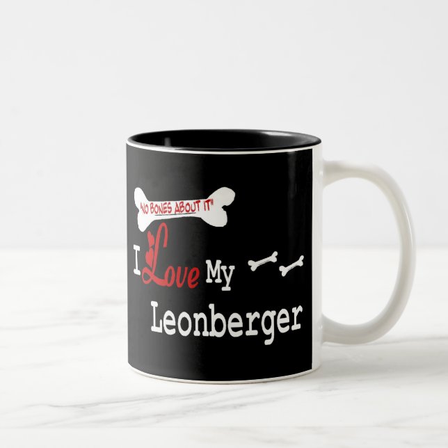 2 Couleurs Tasse de Leonberger (amour d'I) (Droit)