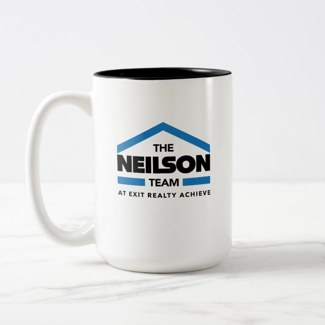 2 Couleurs Tasse de l'équipe Neilson – Blanche (Gauche)