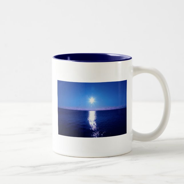 2 Couleurs Tasse de lever de soleil de matin (Droit)