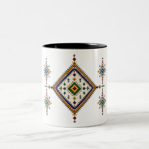 2 Couleurs Tasse de l'héritage Amazigh - Berbère marocain tra