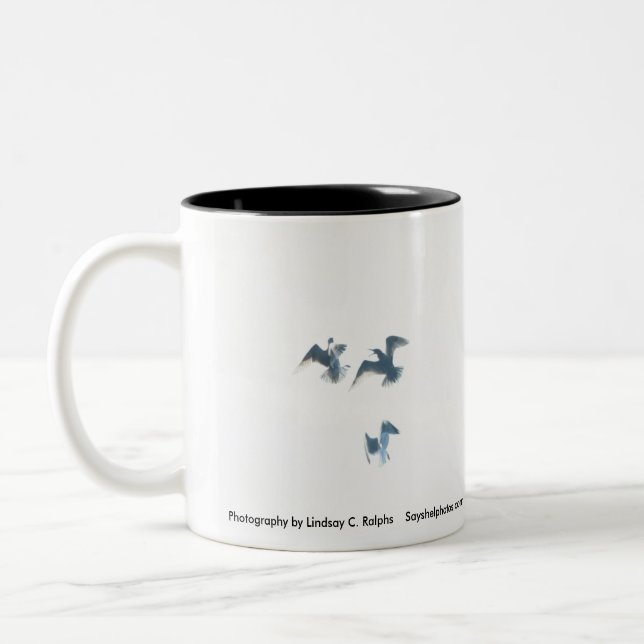 2 Couleurs Tasse de liberté en vol (Gauche)