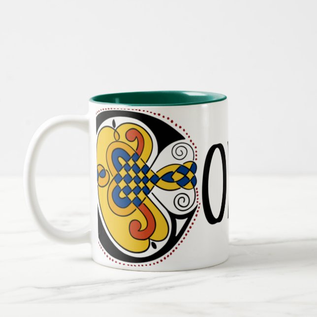 2 Couleurs Tasse de liège (gaélique) (Gauche)