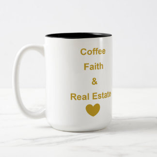 2 Couleurs Tasse de l'immobilier