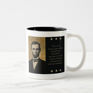 2 Couleurs tasse de lincoln