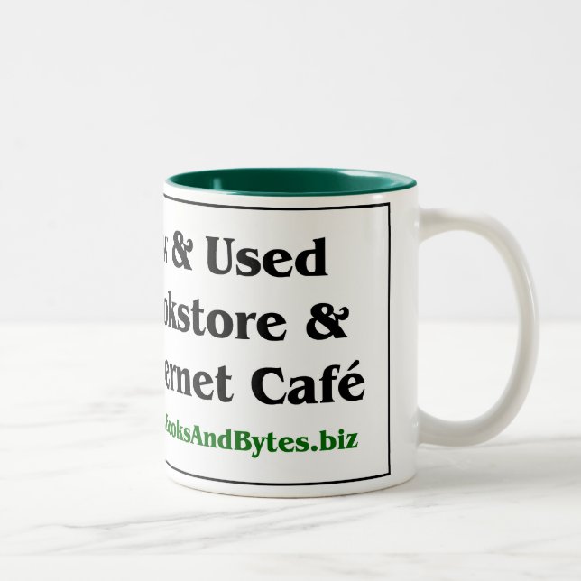 2 Couleurs Tasse de livres et d'octets (Droit)