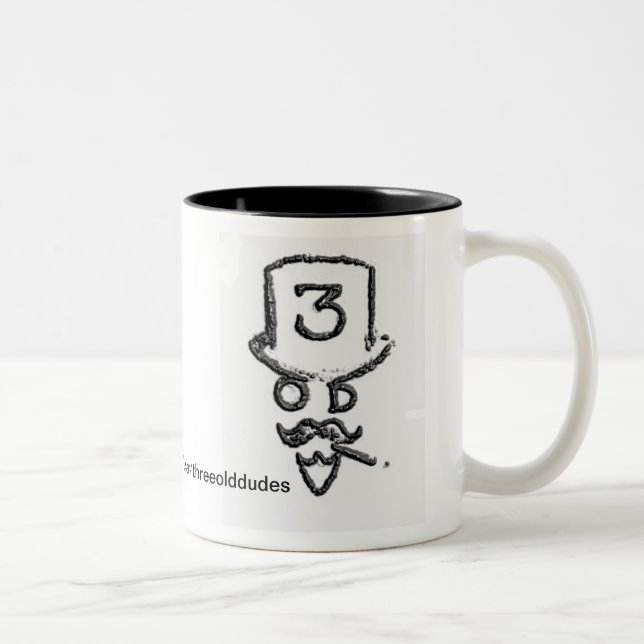 2 Couleurs tasse de logo de 3OD Simon (Droit)