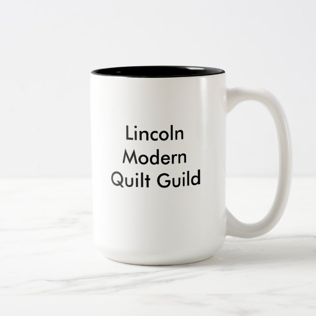 2 Couleurs Tasse de logo de LMQG grande (Droit)