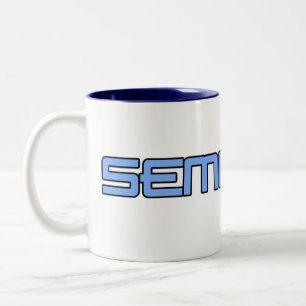 2 Couleurs Tasse de logo de séminaire
