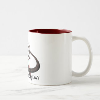 2 Couleurs Tasse de logo de SOS