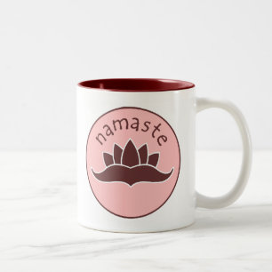 2 Couleurs Tasse de Lotus Namaste