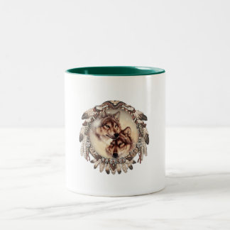 2 Couleurs tasse de loup