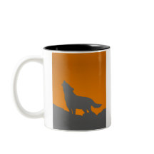 Tasse de loup d'hurlement