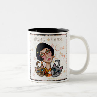 2 Couleurs Tasse de Madame café de chat