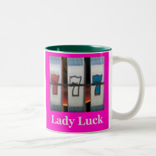 2 Couleurs Tasse de Madame rose chance 777