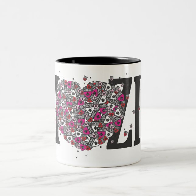 2 Couleurs Tasse de Magik Muzik MUZIK (Centre)