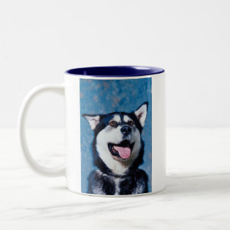 2 Couleurs Tasse de Malamute d'Alaska