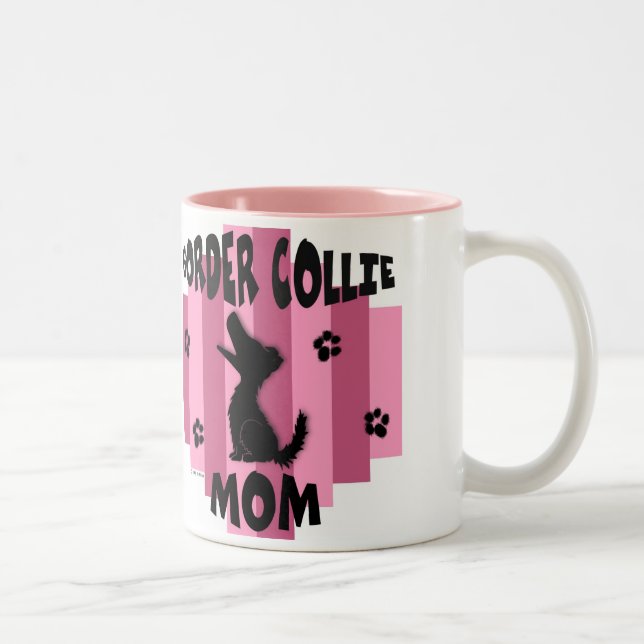2 Couleurs Tasse de maman de border collie (Droit)