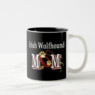 2 Couleurs Tasse de maman de chien-loup irlandais