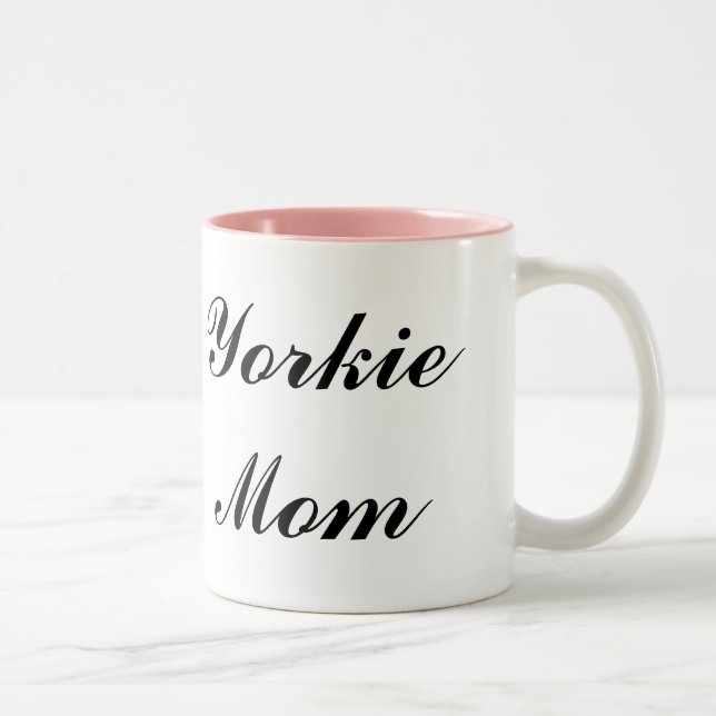 2 Couleurs Tasse de maman de Yorkie (Droit)