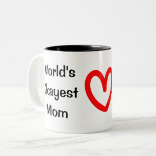 2 Couleurs Tasse de maman d'Okayest du monde