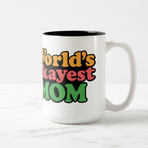 2 Couleurs Tasse de maman d'Okayest du monde