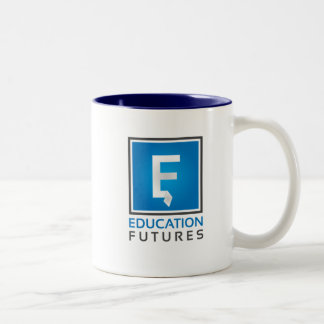 2 Couleurs Tasse de marchés à terme d'éducation - bleu