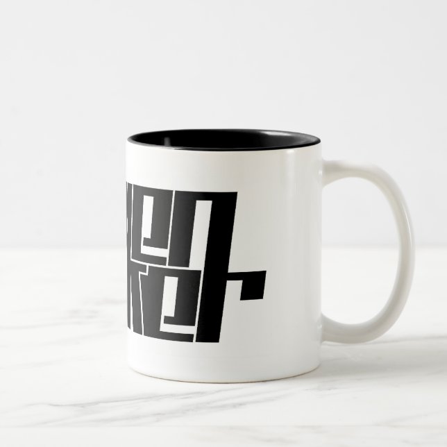 2 Couleurs Tasse de marcheur d'Allen (Droit)