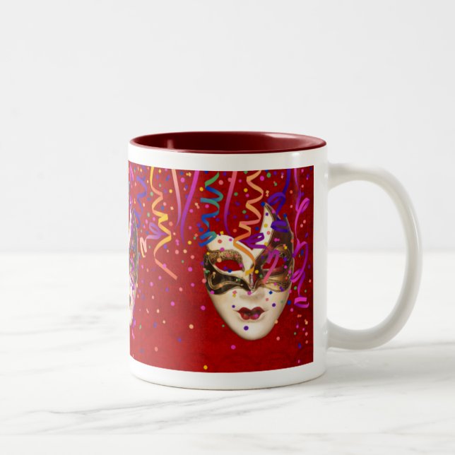 2 Couleurs Tasse de mardi gras (Droit)
