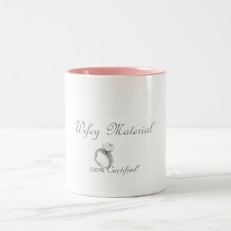 2 Couleurs Tasse de matériel de Wifey