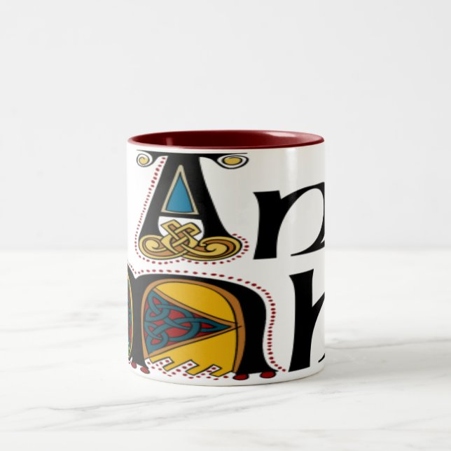 2 Couleurs Tasse de Meath (gaélique) (Centre)