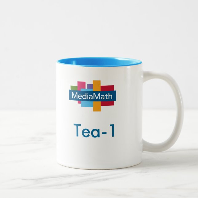 2 Couleurs Tasse de MediaMath Tea-1 (Droit)