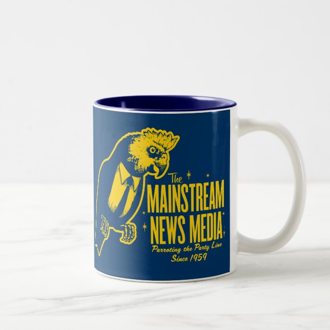 2 Couleurs Tasse de médias de courant principal (Droit)