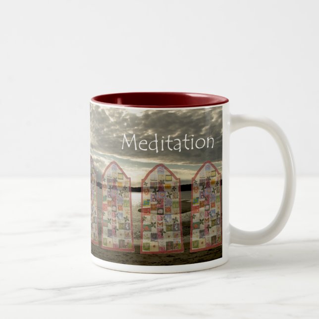 2 Couleurs Tasse de méditation de Mindfulness (Droit)