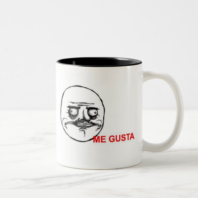 2 Couleurs tasse de megusta (Droit)